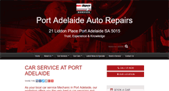 Desktop Screenshot of portadelaideauto.com.au